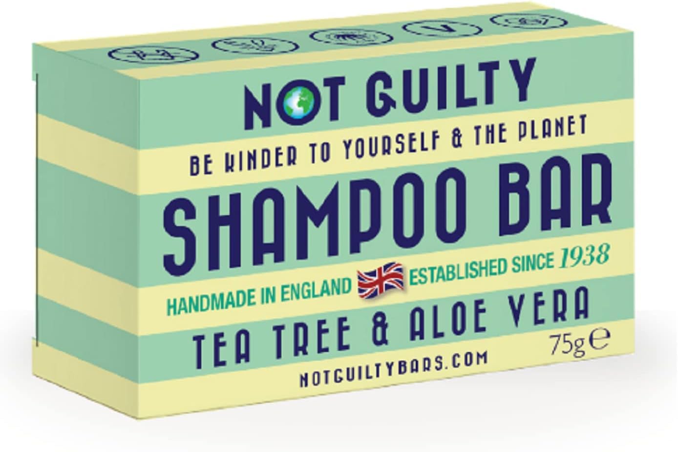 NOT GUILTY 75G Shampoo BAR Tea Tree & Aloe Vera