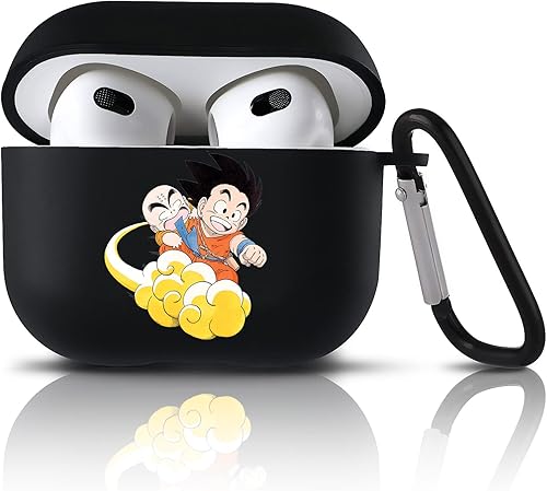 Miniatura 1 de Lindo anime diseñado para AirPods 3 funda 2021 con llavero, anime japonés de TPU suave inalámbrico para AirPods 3, funda protectora de regalo para