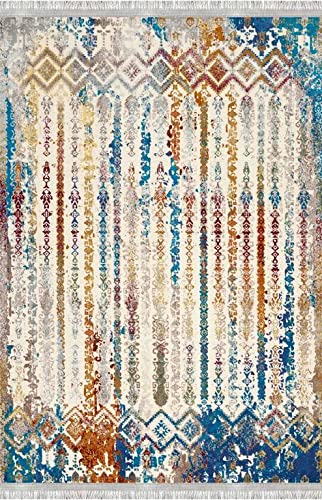 Bonamaison Digitally Printed Carpet, Multicolor, 80x150