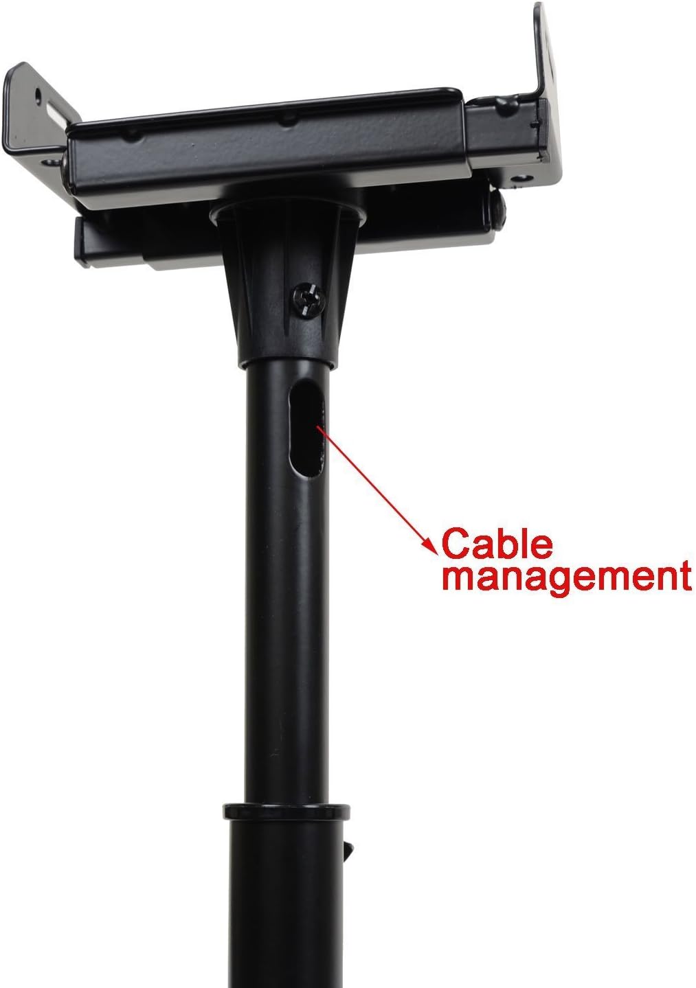 2 Speaker Stand 4 ft Adjustable Silver MS07B2 1B7