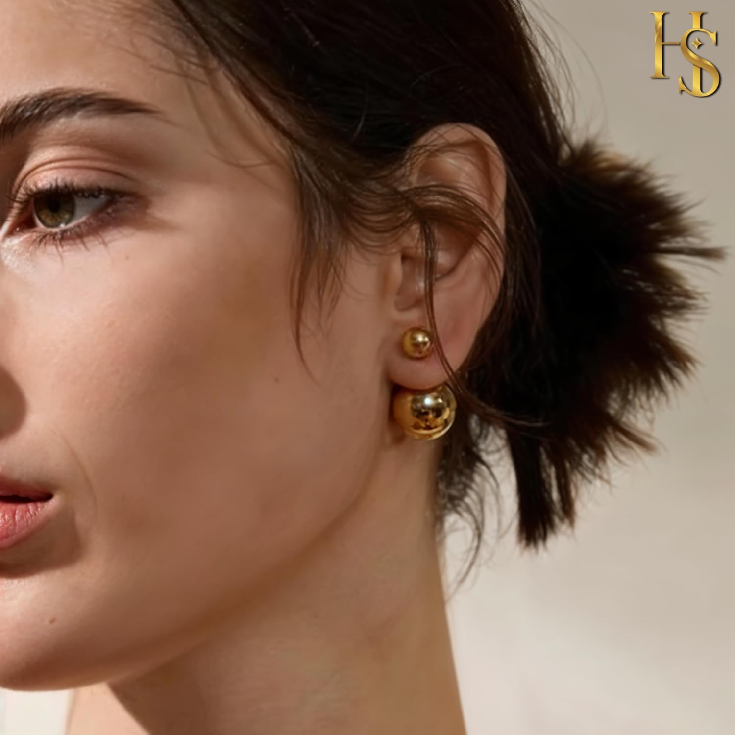 HighSpark Double Sided Pearl Earrings - Pearl Front Back Earrings - Many Styles - Stunning Gift