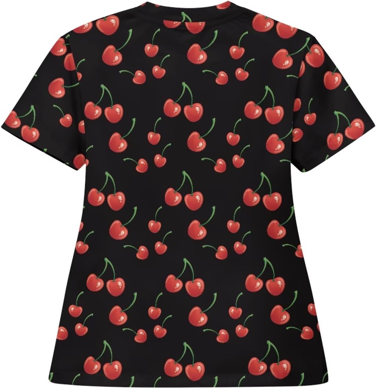Stretch V-Neck Nursing Scrubs Top Moisture-Wicking & Odor-Control Durable Medical Uniform for Hospitals & Clinics