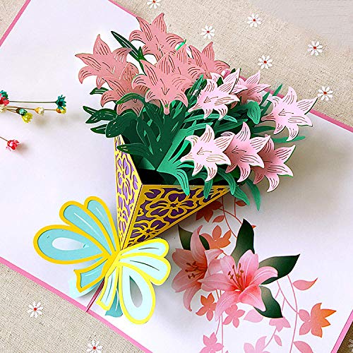 Biglietto d'auguri Carta 3D Pop Up Card