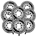 TUJKGBA 8 Pcs Wheel Balloons,30 Inch Race Car Tire Balloons Tire Foil Balloons for Race Car Birthday Party Racing Theme Party Event