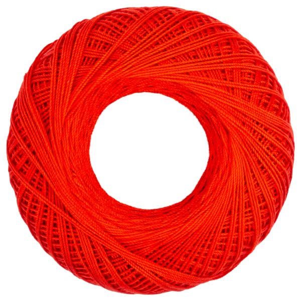 Image of Aunt Lydia Classic Tomato Crochet - 3 Pack of 350y /320m - Cotton - Gauge 10 - Crochet
