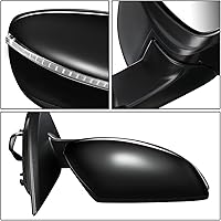 Vista 5 de DNA Motoring OEM-MR-NI1321300 - Espejo lateral plegable para pasajero derecho sin calefacción, con señal de giro compatible con Rogue Sport 2017-2020