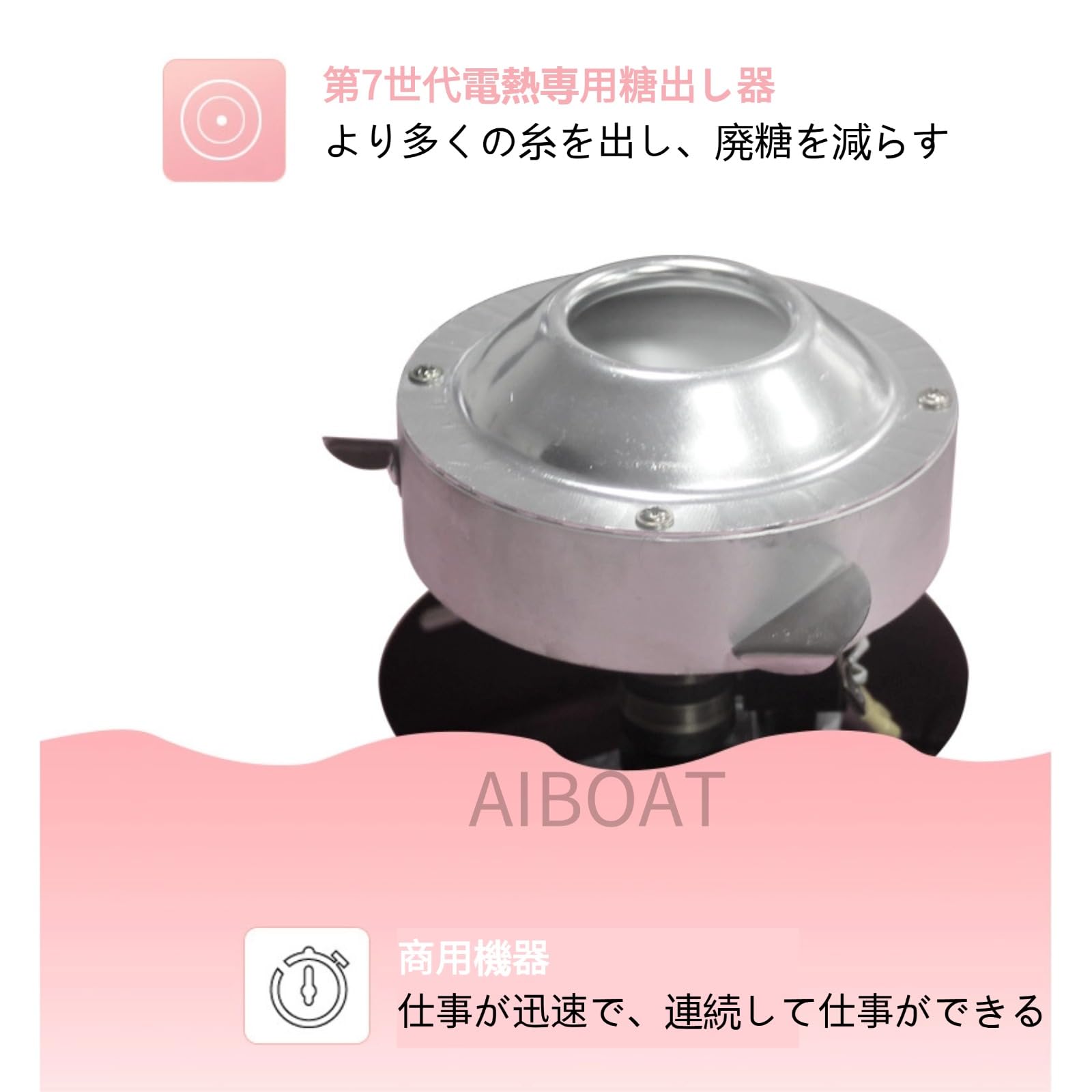 Amazon.co.jp: AIBOAT 業務用綿あめ製造機 わたあめ機 わたがし機