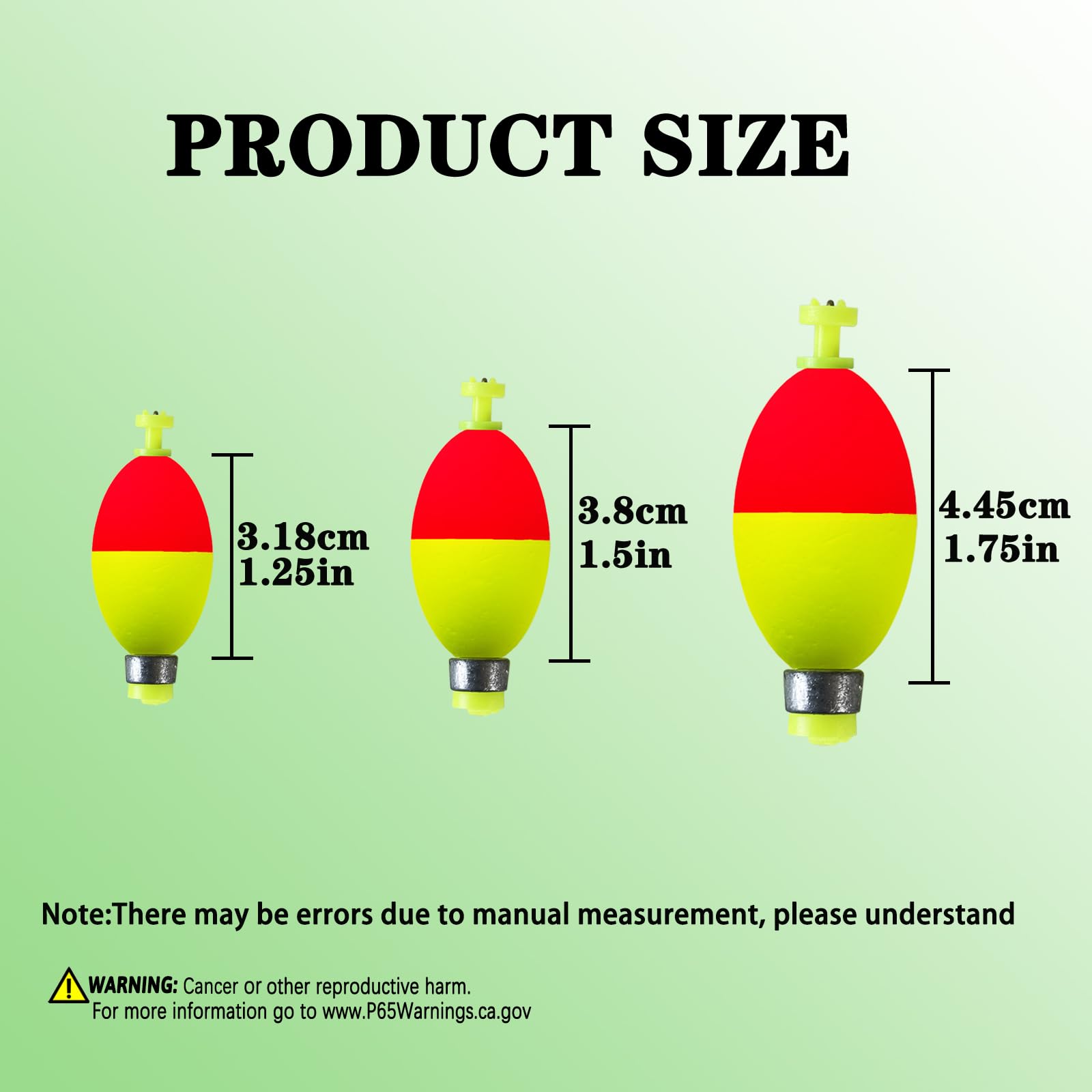 Fishing Bobbers Floats,10 Packs Weighted Bobbers for Fishing Foam Snap-on Fishing Floats Ball Oval Fishing Corks Bluegill Crappie Panfish Bass Trout