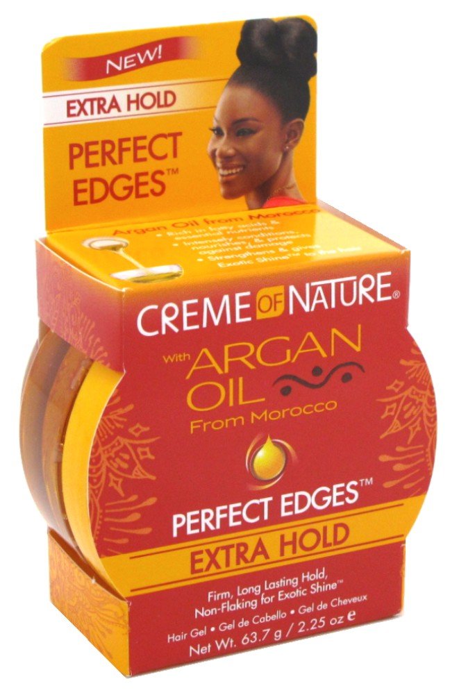 Creme Of NatureArgan Oil Perfect Edges Extra Hold 2.25 Ounce (66ml) (6 Pack)