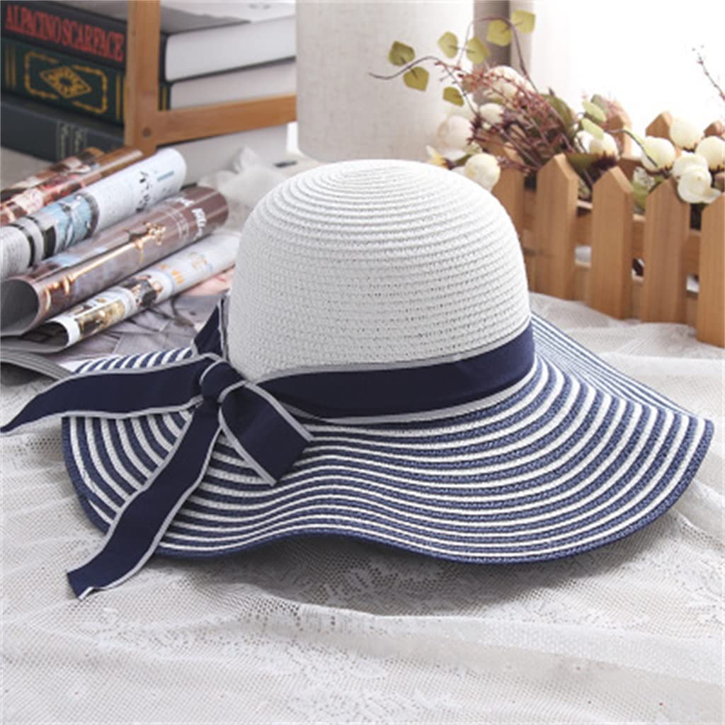 Chapeau de paille de créateur avec ruban bowknot et finitions soignées