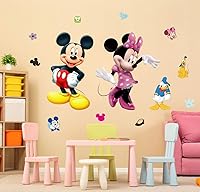 Vista 3 de Mouse Wall Decal Kids Room Sticker Cartoon Mural Decor Home