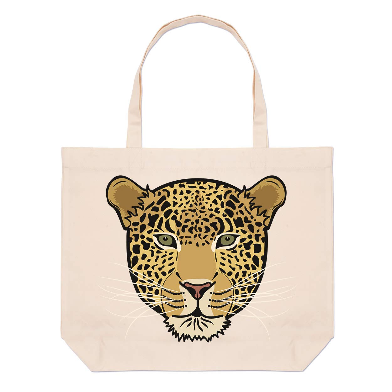 Gift Base Rostro de Leopardo Grande Playa Bolsa