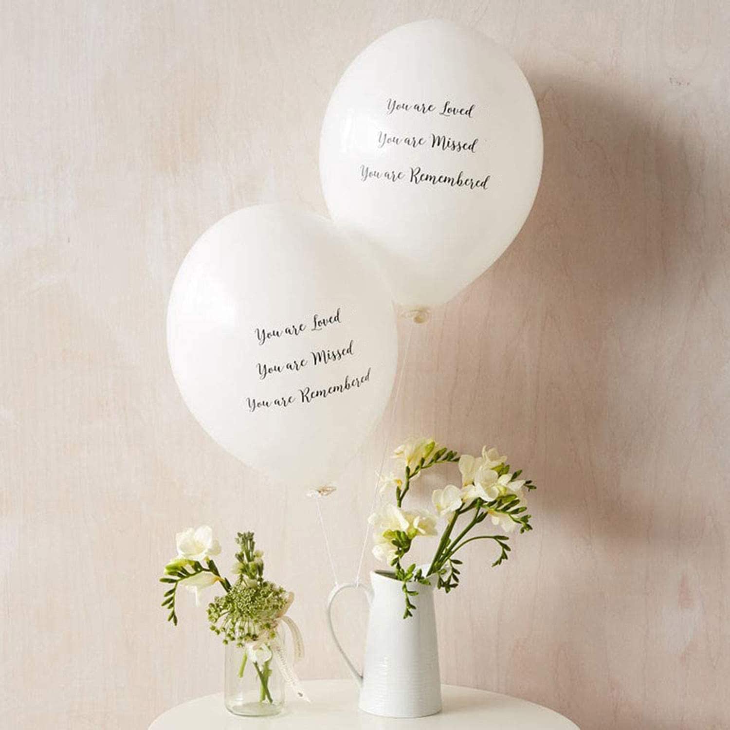 Buy 20 Pieces Memorial Funeral Balloons White Remembrance Biodegradable