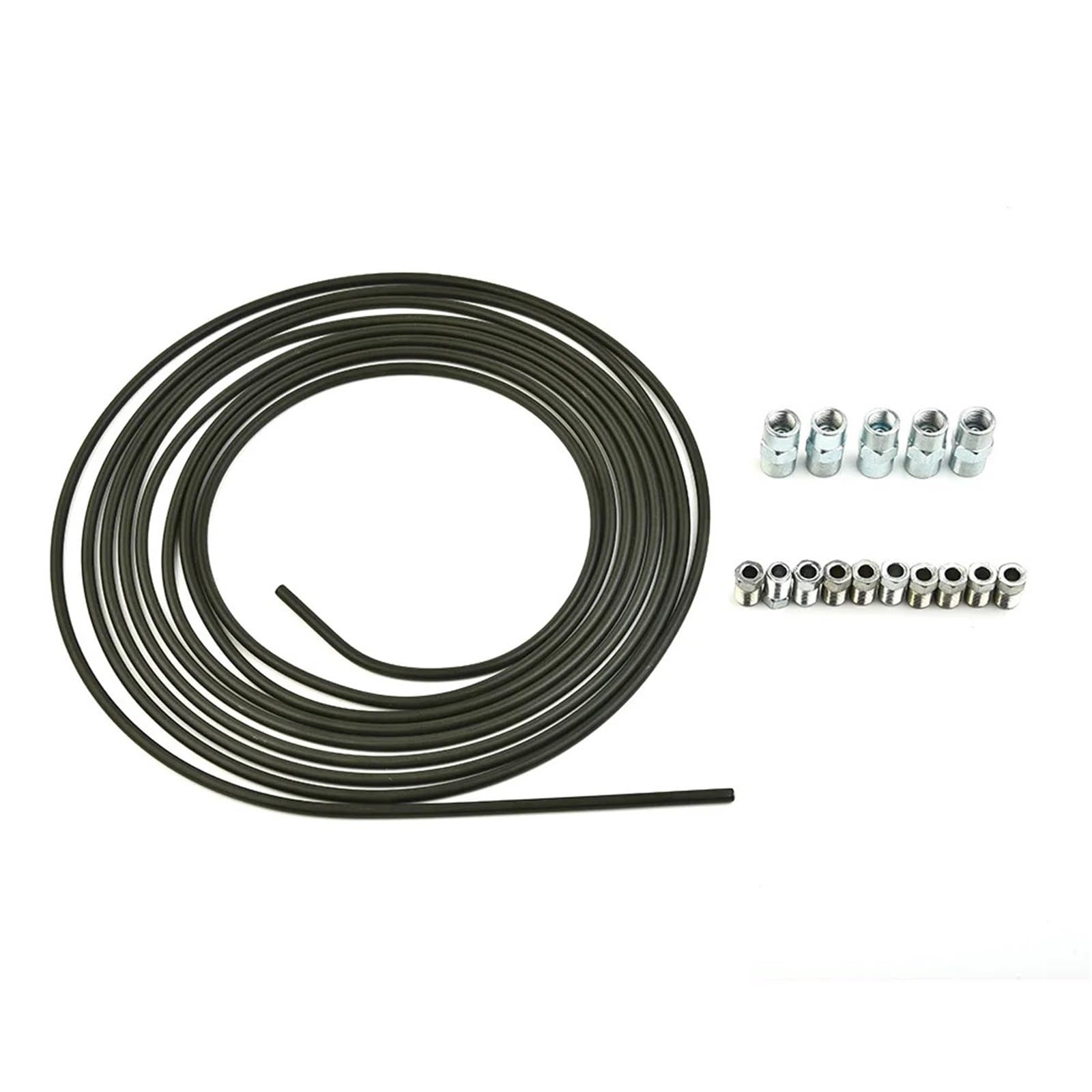 Aqyhsotw One Color 1Set Universal 5M Brake Line Brake Pipe Steel 4.75Mm With 10 Screw Connections With 5 Connectors Brake Lines Kits Wear Sensor