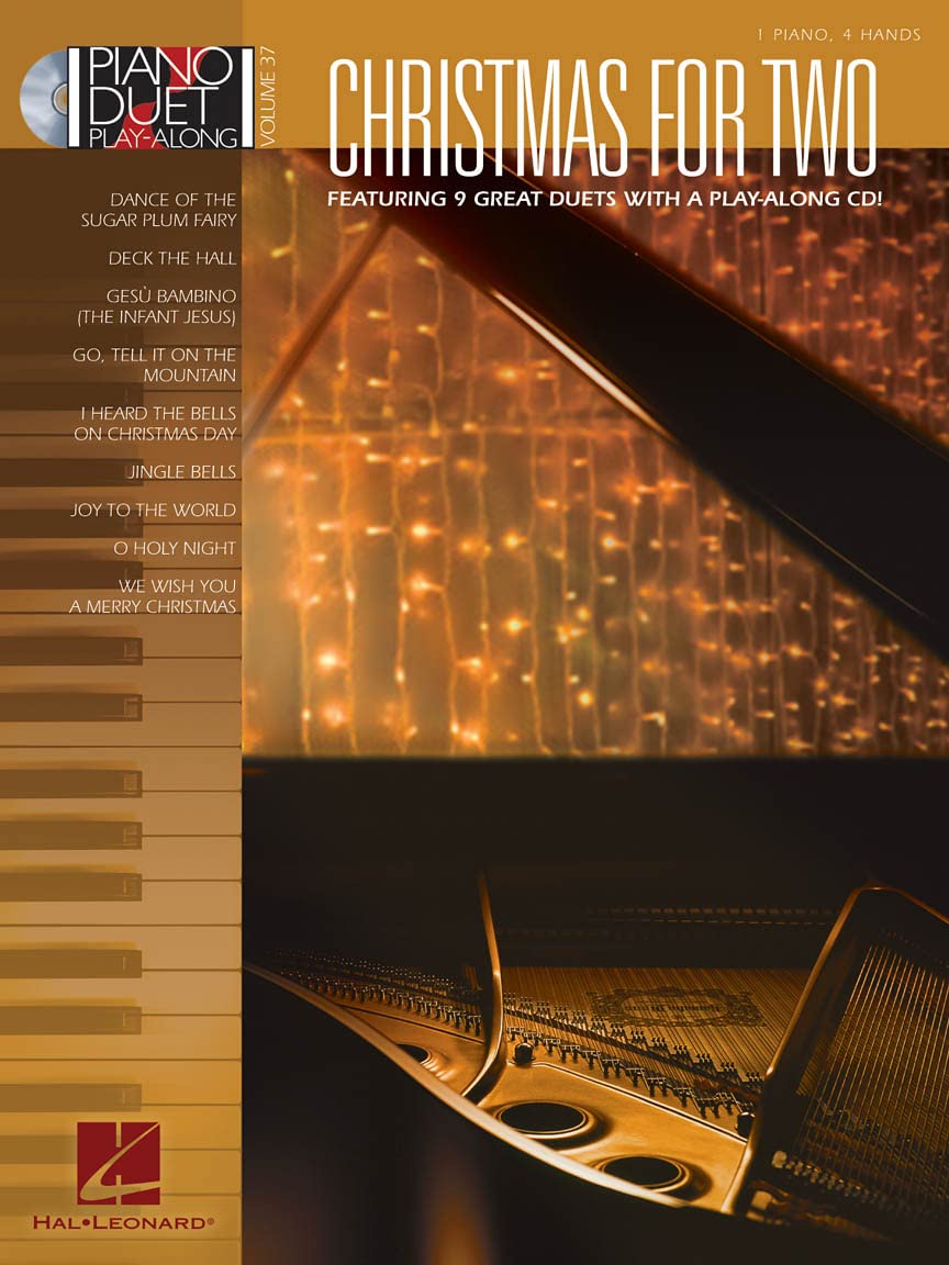 Christmas for two +cd: Piano Duet Play-Along Volume 37