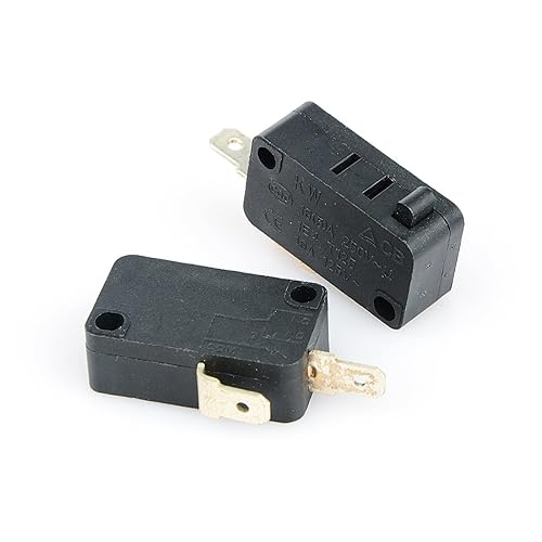 Miniatura 2 de Interruptor basculante 5 unids horno microondas lavadora olla olla olla micro interruptor 2 pines 1 no micro interruptores 15A 250 V
