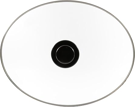 Univen Oval Shaped Glass Lid Compatible with Hamilton Beach 6 Quart Slow Cooker Models 33167 33463 33665G 990077900