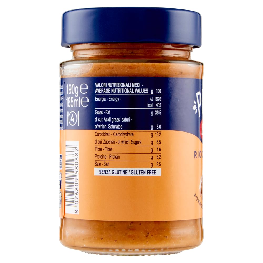 Italian Gourmet Pesto Ricotta e Noci, Pastasauce cremig 12 x 190g
