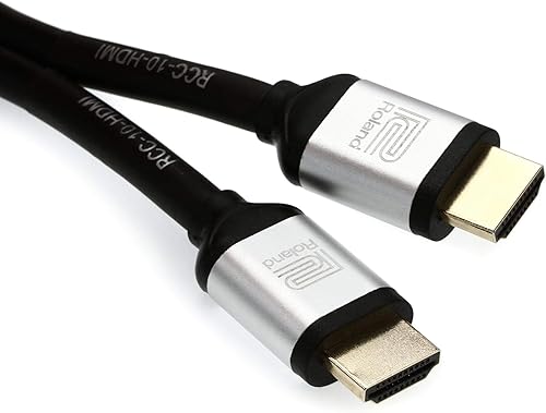 Roland Cable HDMI serie negro resistente compatible con 3D4K HD (RCC-10-HDMI)