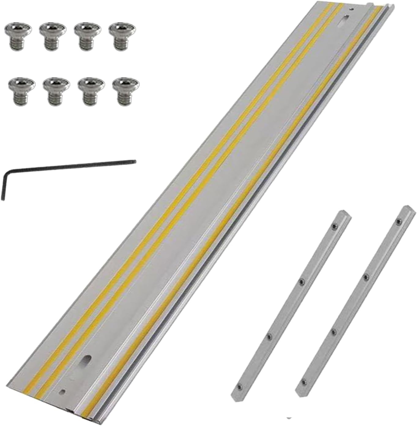 32inches FS-800/1 Guide Rail (800 mm) - 32" Aluminum Track Saw Guide Rail Compatible with Festool TS-55/TS-75 Track Saws, Precision Plunge Circular Saw Guide Rail for Long Woodworking Cuts