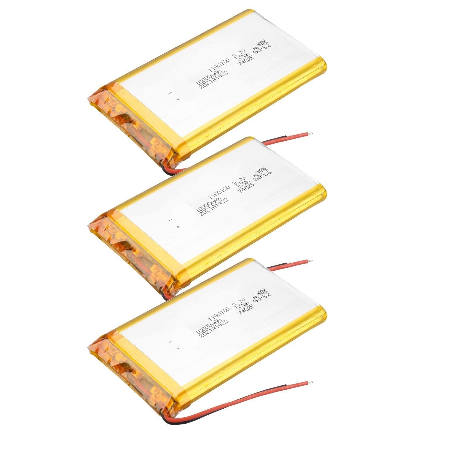 Batería 1160100 de 10000 mAh y 3.7V con estructura estable para proyectos que exigen durabilidad 3