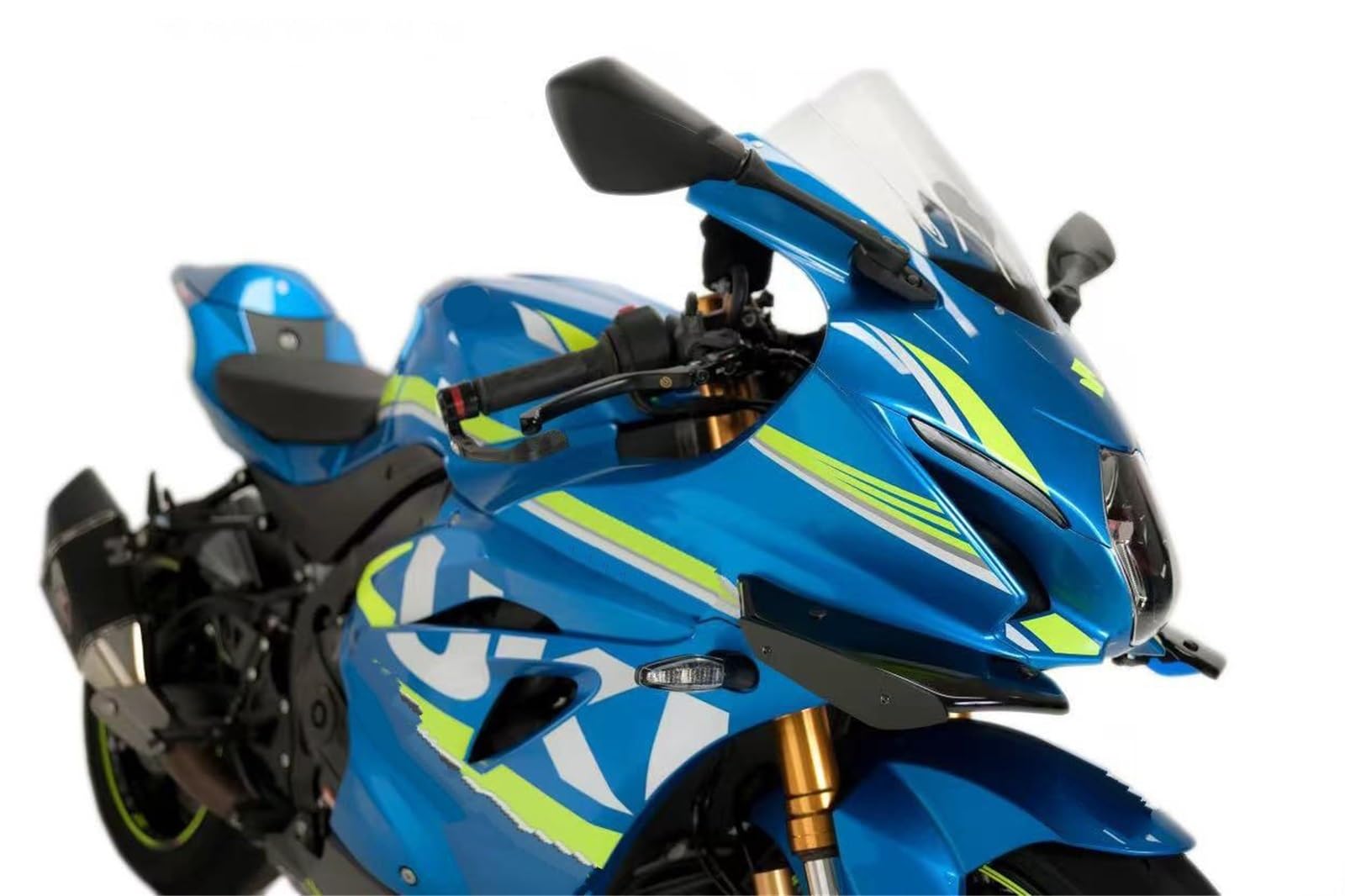 Front Bumper Splitter dachowy Pasuje do SUZUKI GSXR1000 2017-2021 Downforce Sport Side Spoilery Aerodynamiczny Deflektor Skrzydła