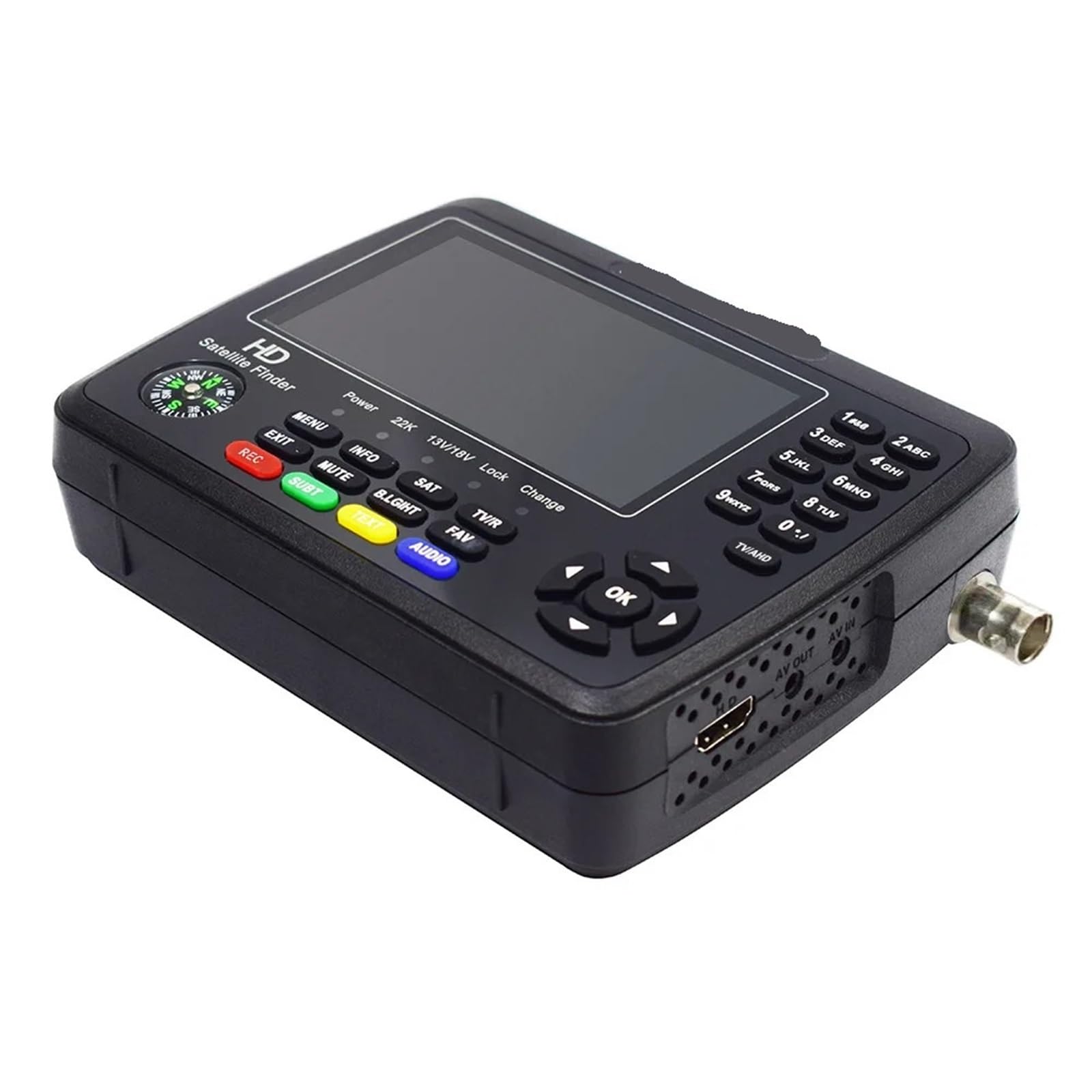 Cercatore satellitare, V10 Finder MAX+ Misuratore Combinato Di Ricerca Satellitare DVB-S/S2/S2X/T/T2/C/H.265+AHD (8MP) VS ST-5150 ST-5155 V8 FINDER PRO2,Misurazione del segnale SAT