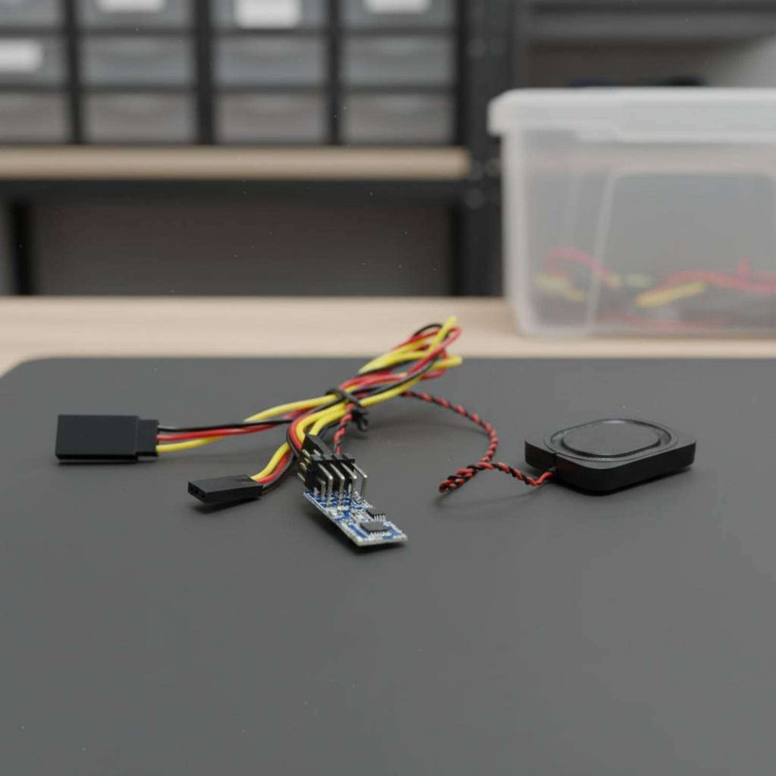 Veicolo Elettrico Sonoro Intelligente per Auto RC Simulazione Motore Modulo Audio Piccolo Altoparlante Memoria Digitale Adatto Esposizione Camioncini, Versione Diesel