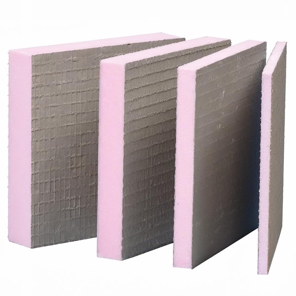 doitBau XPS-Bauplatten 9 Stück (6,48 m²) – 120 × 60 × 2,0 cm – Fliesen- & Entkopplungsplatte aus Hartschaum – beidseitig spezialbeschichtet – extrem druckfest ca. 380 kPa – für Innen- & Außenbereich
