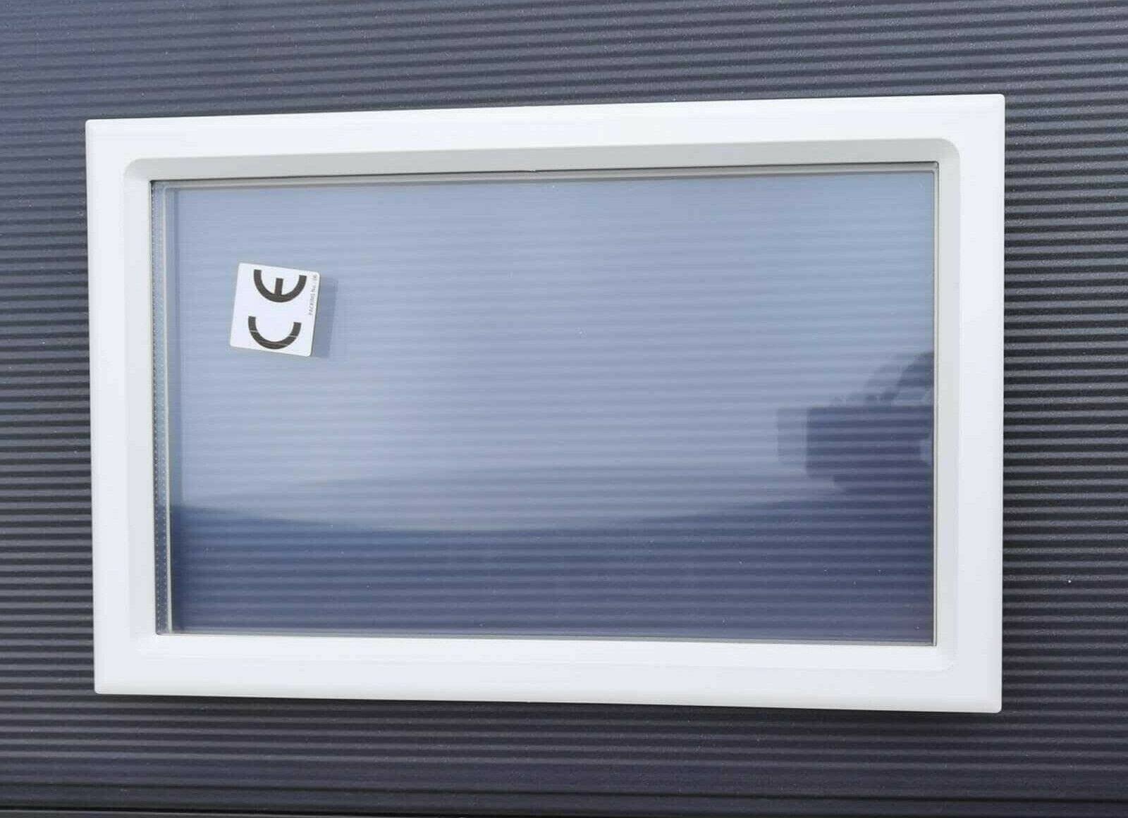 Garagentorfenster Außenrahmen Farbe in RAL 9016 weiß zum nachrüsten