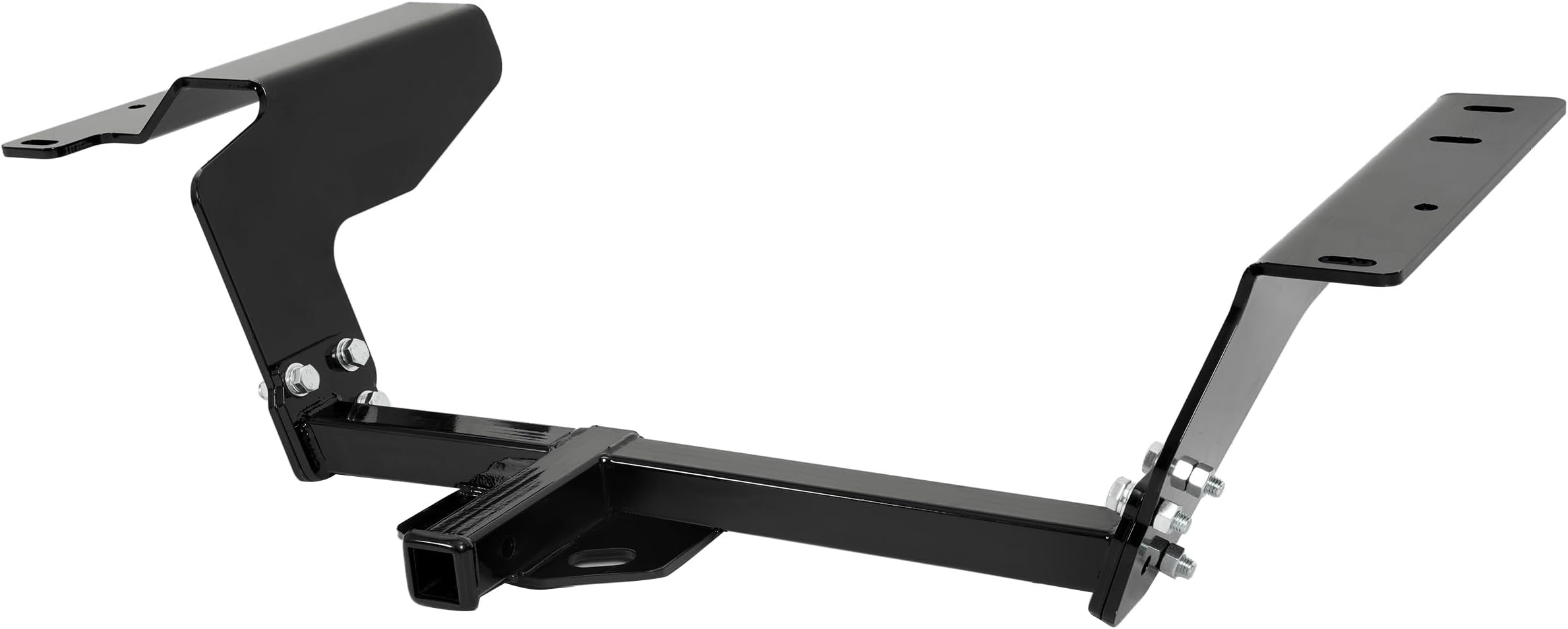 1.25" Trailer Hitch Class 1 Compatible with 2005-2011 Chevy Chevrolet Cobalt SS Sedan HHR Pontiac Pursuit G5 Saturn Ion Red Line 2000LBS Powder Coated Steel Black