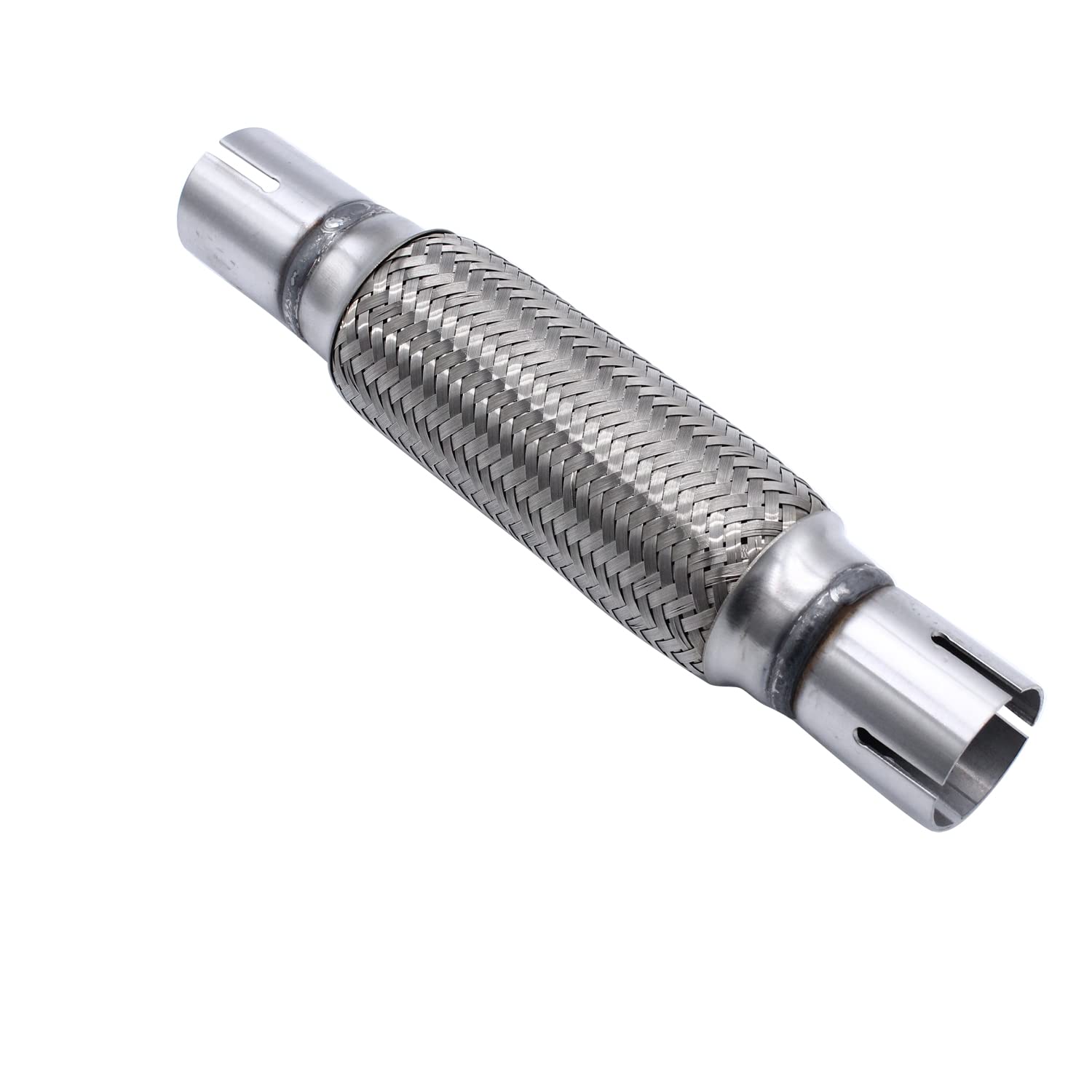 Tubo de reparación universal flexible tubo de escape + 2 abrazaderas para 45 x 200 mm/310 mm