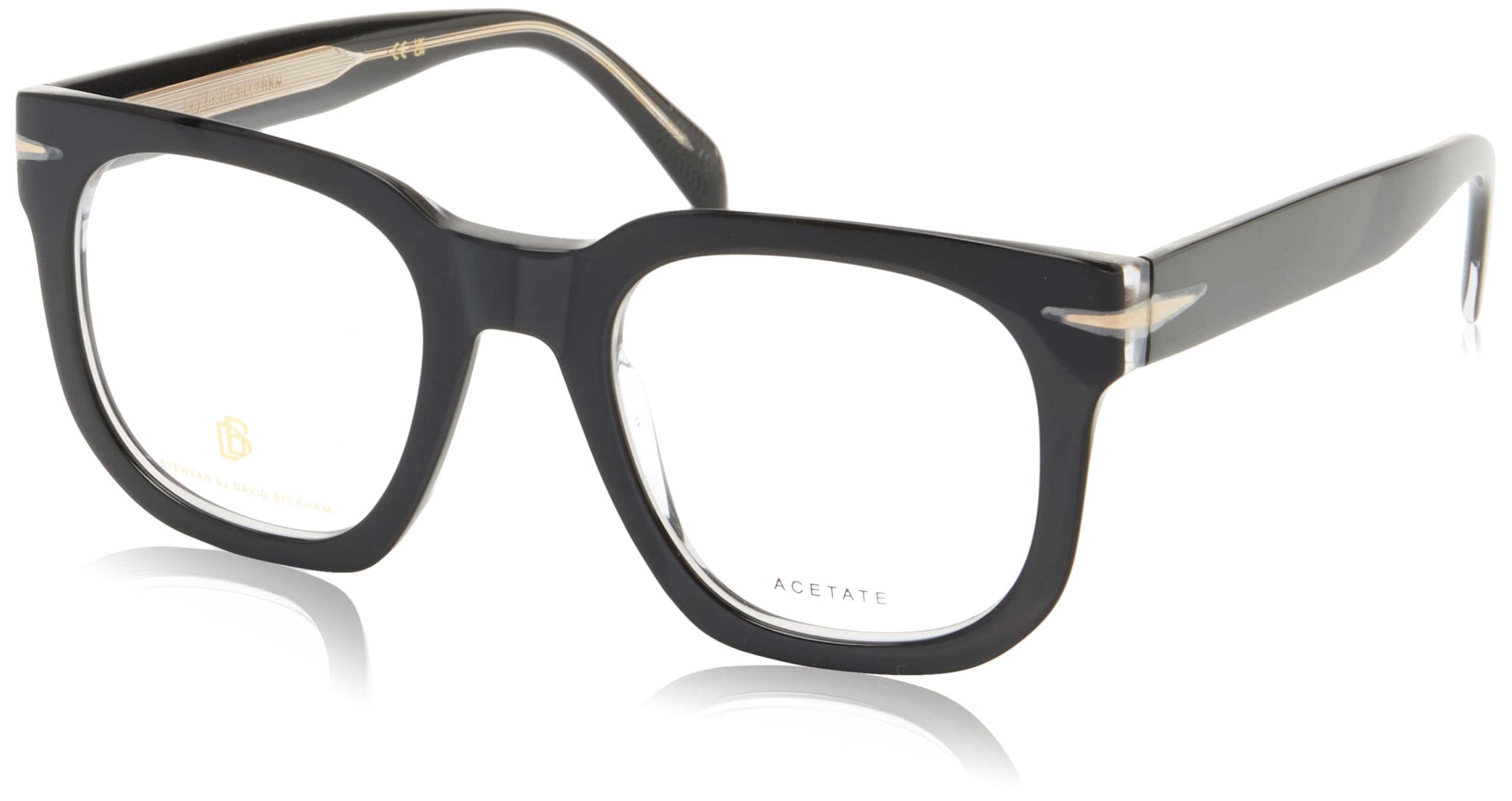 DAVID BECKHAM GAFAS Modelo: DB 7123 C: BLACK CRYSTAL Eye size: 50_Bridge size: 22 - Polarized: No