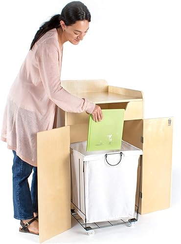 Miniatura 4 de Guidecraft Library Book Drop - Unidad de almacenamiento de libros rodantes y medios, suministros de oficina y escuela