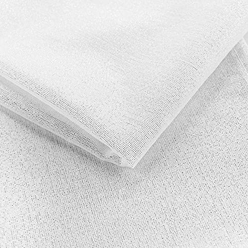 douceur d'Intérieur Silvery 3 Napkins, White/Silver, 40 x 40 cm, White / Silver, 40 x 40 cm (Set of 1) - Image 4