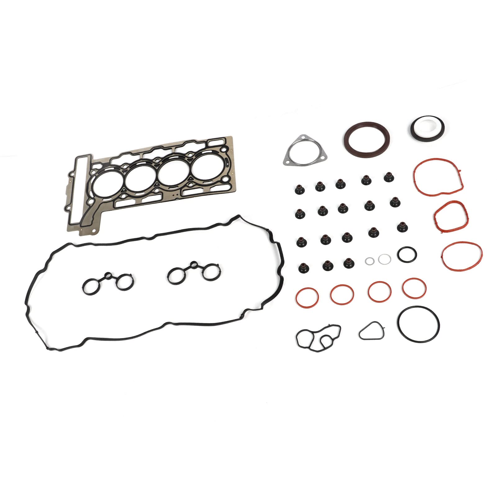Kit de juntas de culata Torvex, juego de juntas de culata 9815416 Kit de sello de motor compatible con Mini R55 R56 1.6L DOHC Reparación
