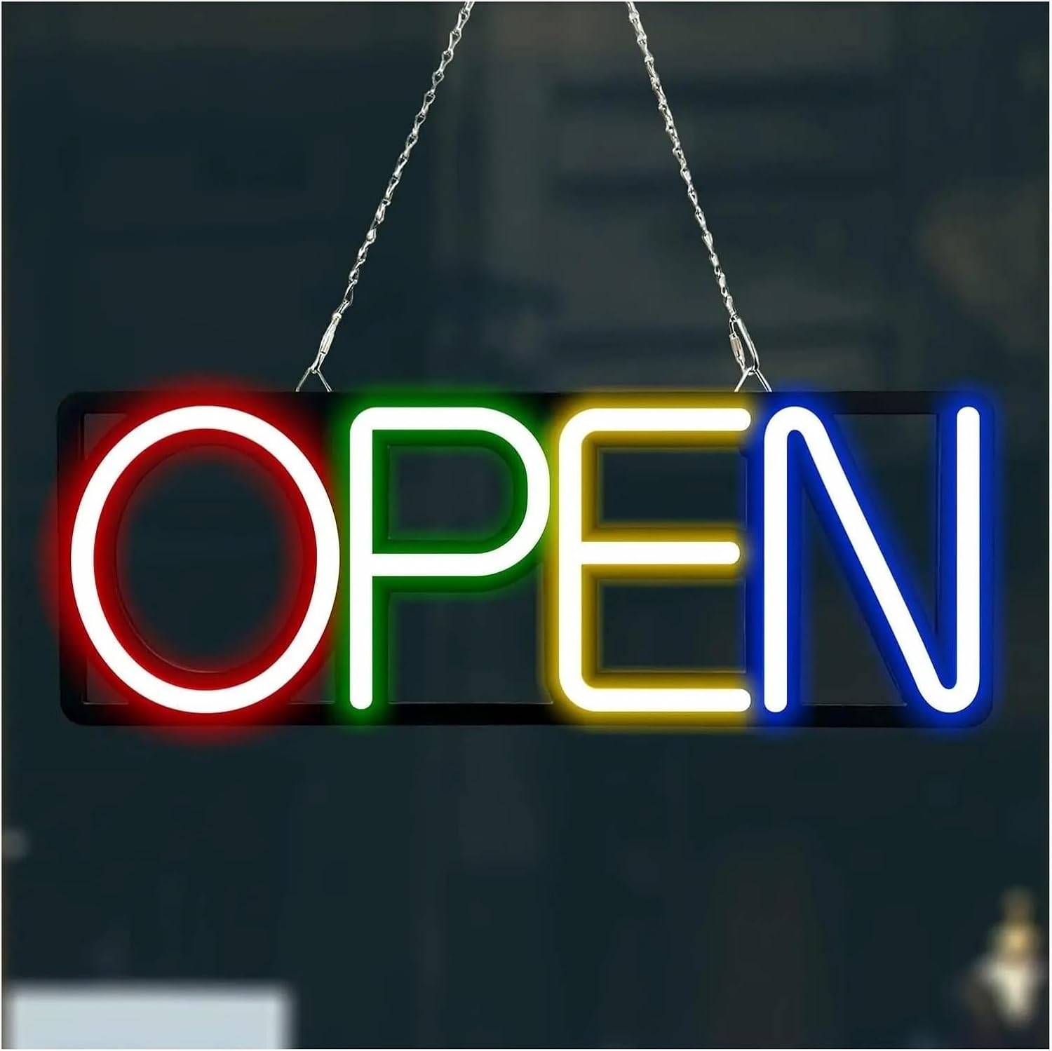 サインランプ LEDオープンネオンサイン 商業店舗、窓ガラス、店舗、フラワーショップ、ホテル、バー用 13.7cmx40.64cm