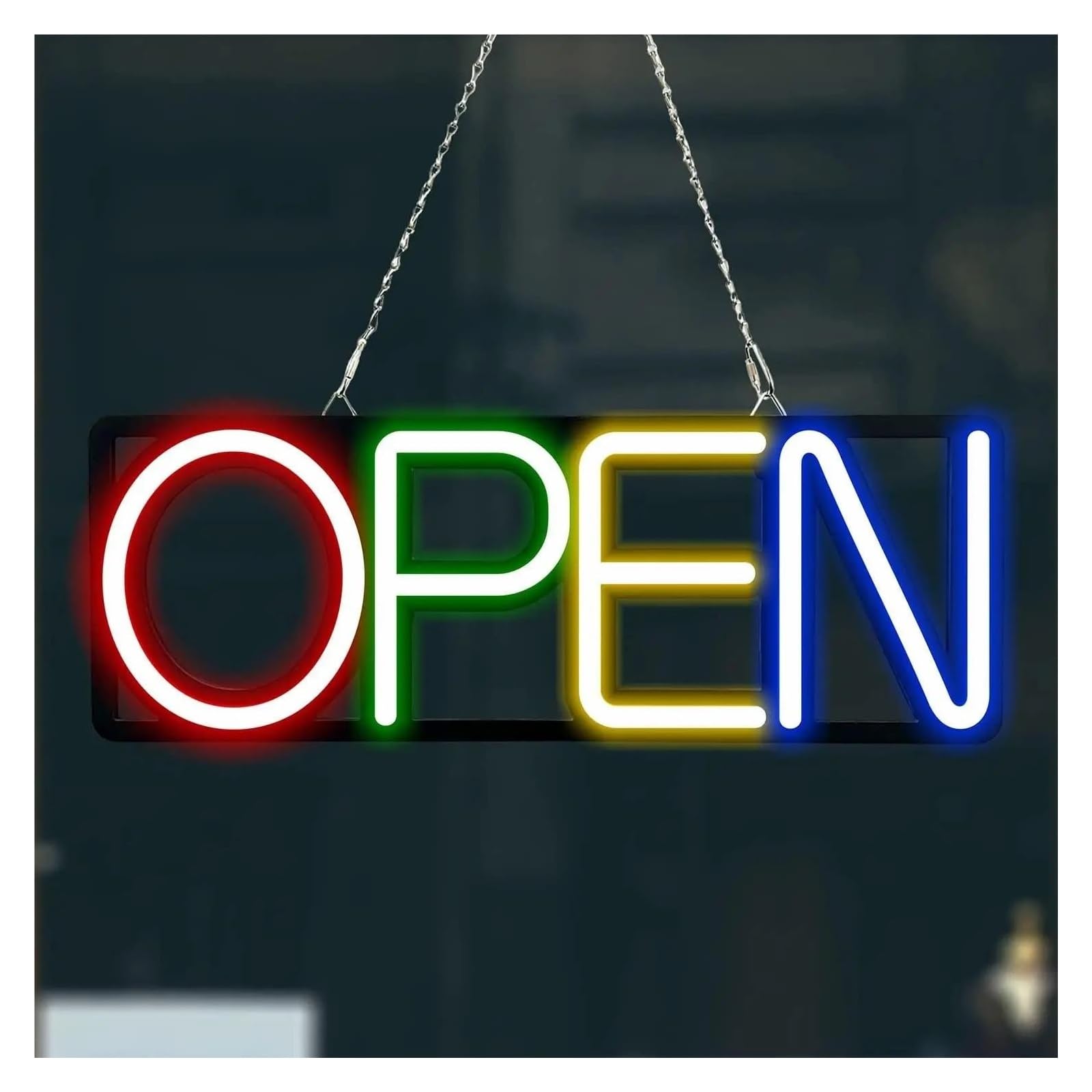 Shouxi One Color Sign Lamp Open Neon Sign For Commercial Storefronts Windows Glass Stores Flower Shop Hotel Bar 13.7Cmx40.64cm