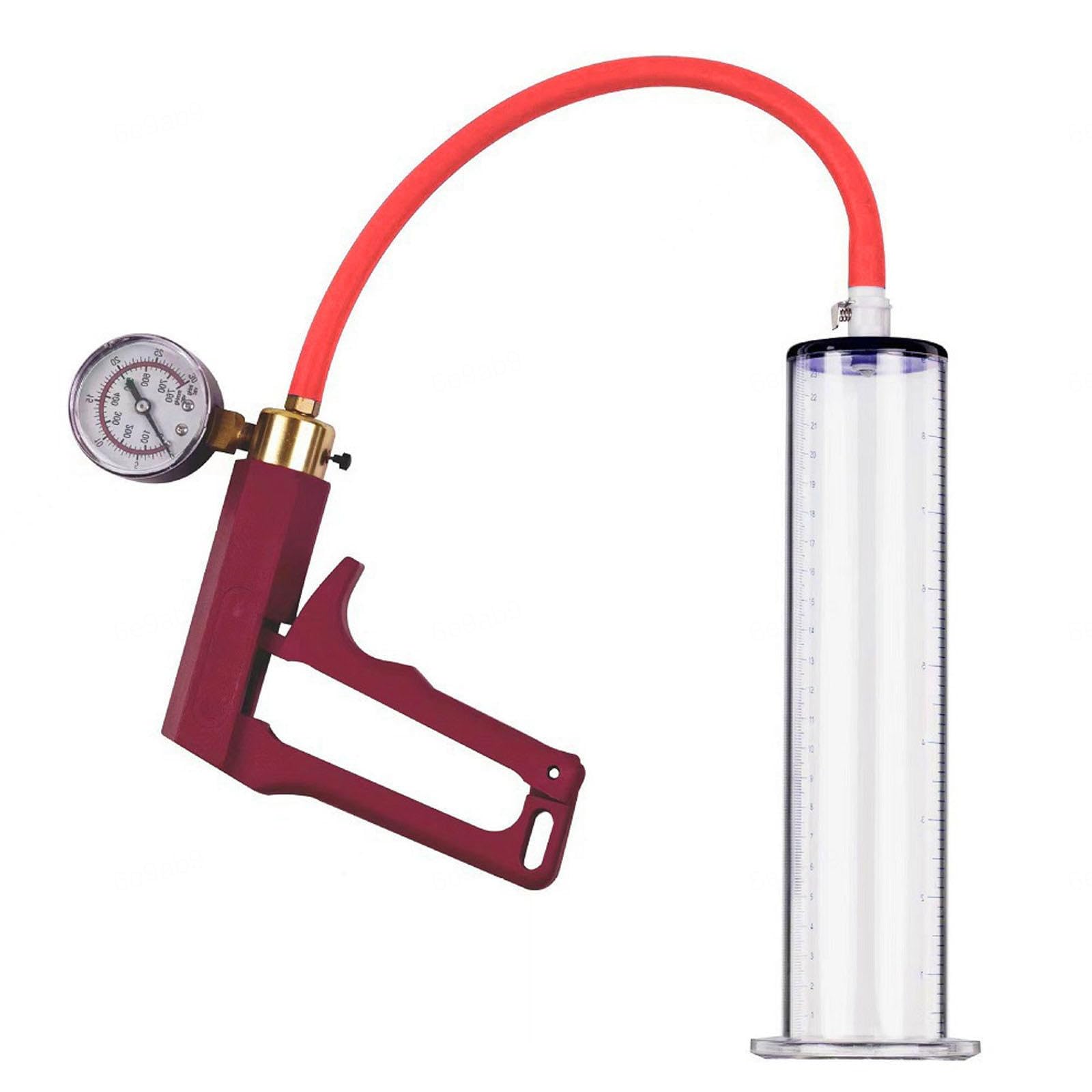 Pompe À Pénis Avec Manomètre Pompe a Penisse a Vide,A-9in(2.0in/5.1cm)