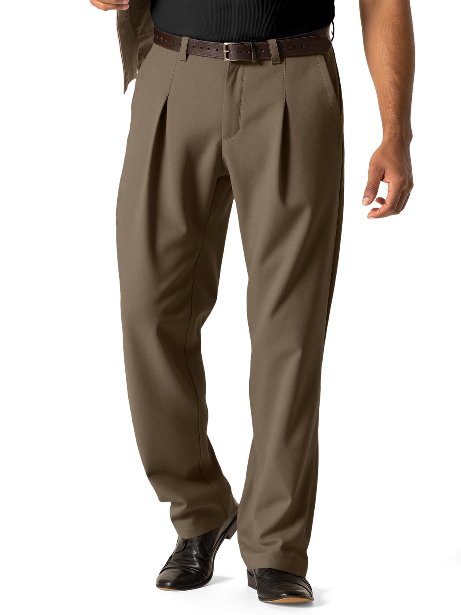 JMIERR Chino Hose Herren Baggy Anzughose Regular Fit Casual Sommer Weite Hose Herren Stretch Stoffhose Baggy Jogginghose Freizeithosen für Männer