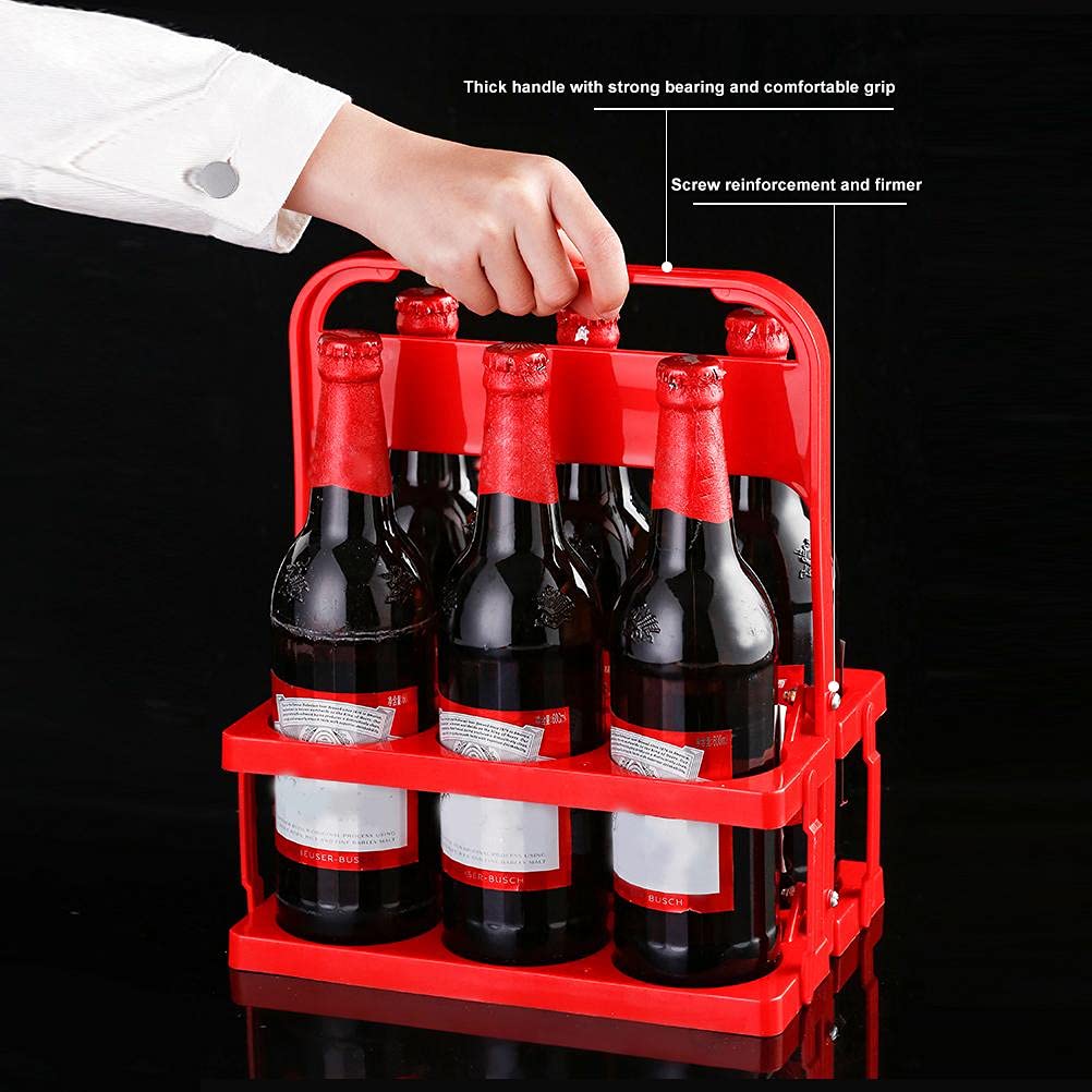 Cestino portatile pieghevole per vino e birra, per picnic, feste, leggero e resistente, ideale per viaggi ed eventi