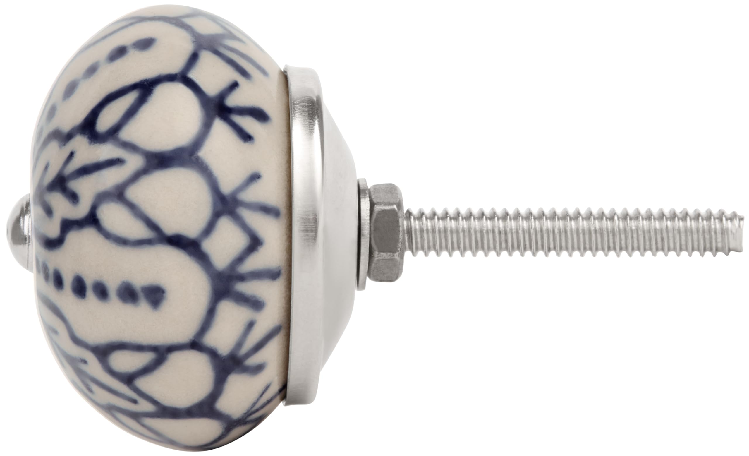 Pomelli In Ceramica Dipinti A Mano GlobeeCraft - Set Da 20 Per Mobili Cucina E Cassetti - Foto 13