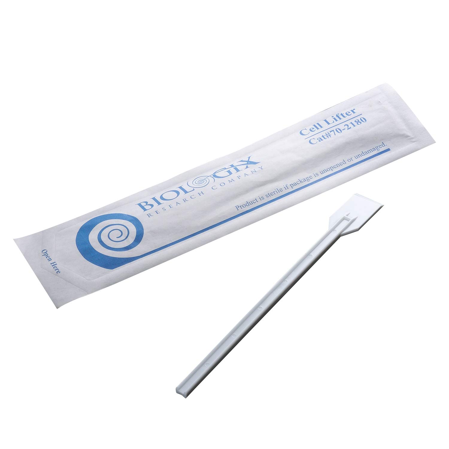Biologix Cell Lifters, 18cm Handle Length, Polyethylene, Sterile, Individually Wrapped, Case of 100