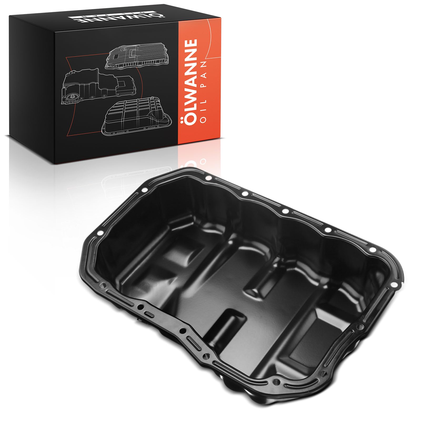 Frankberg Coppa dell'olio V32-0223 | Compatibile con: 6 Combi GH, 3 BK, 5 CR, 6 Hatchback GH, 6 Hatchback G.G, Saloon BK, 6 Saloon GH, 6 berline G.G, MPV II LW
