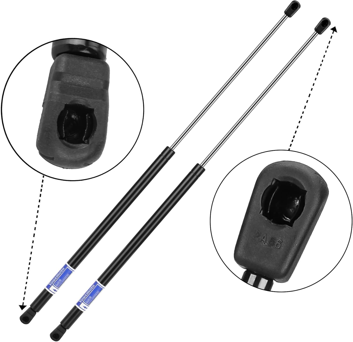 Front Hood Struts Lift Support Fit for Toyota Avalon 2013-2016, for Camry 2012-2016 Gas Springs Shocks, Replacement 6757, Set of 2