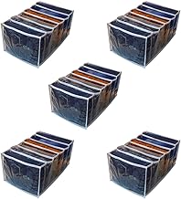 Kit 5 Colmeias Organizadora de Gaveta GG 40x25x20 Para Calça Jeans, Bermudas, Shorts, Toalhas - Costura Mágica