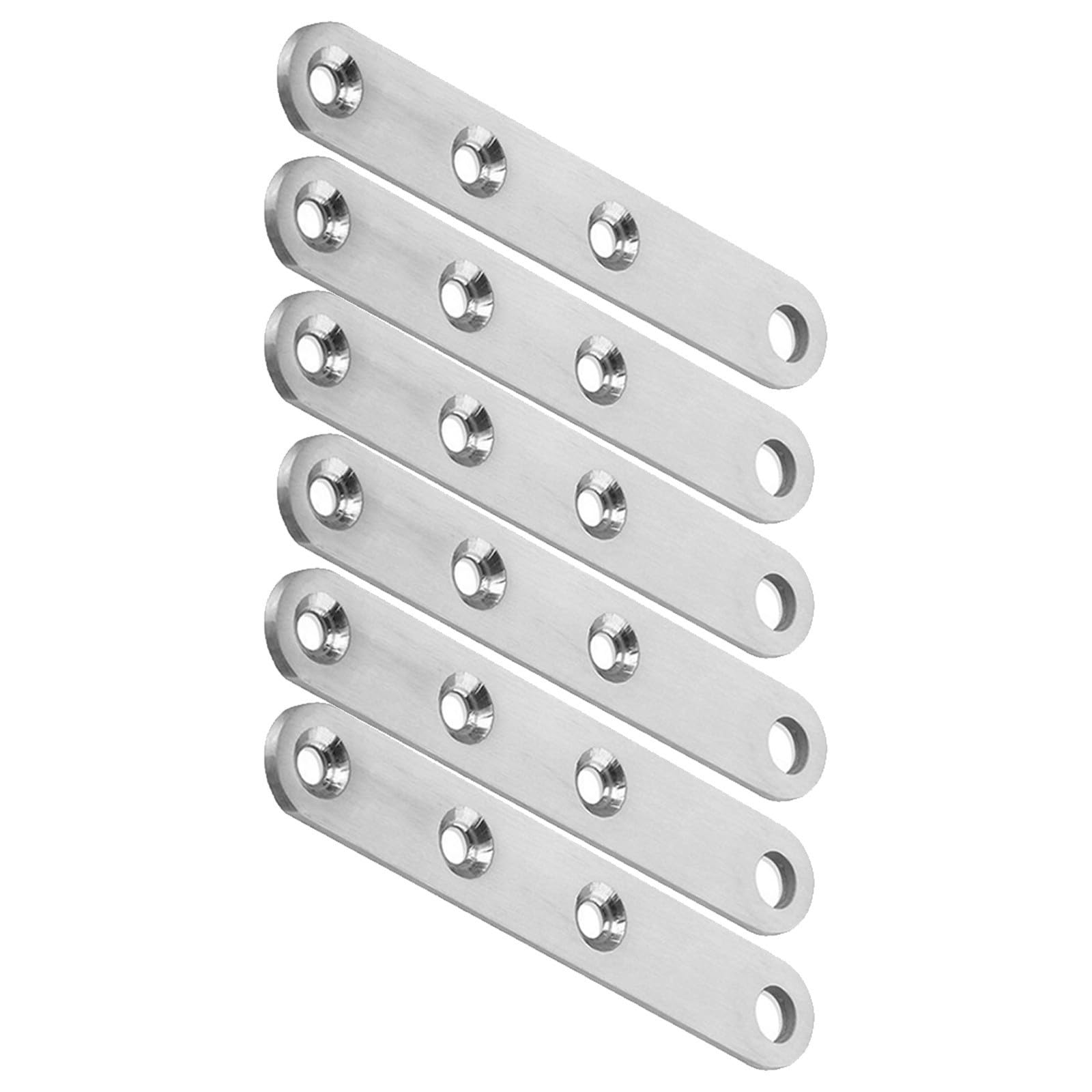 Charnières en acier inoxydable argenté avec structure de pivot haut-bas durable