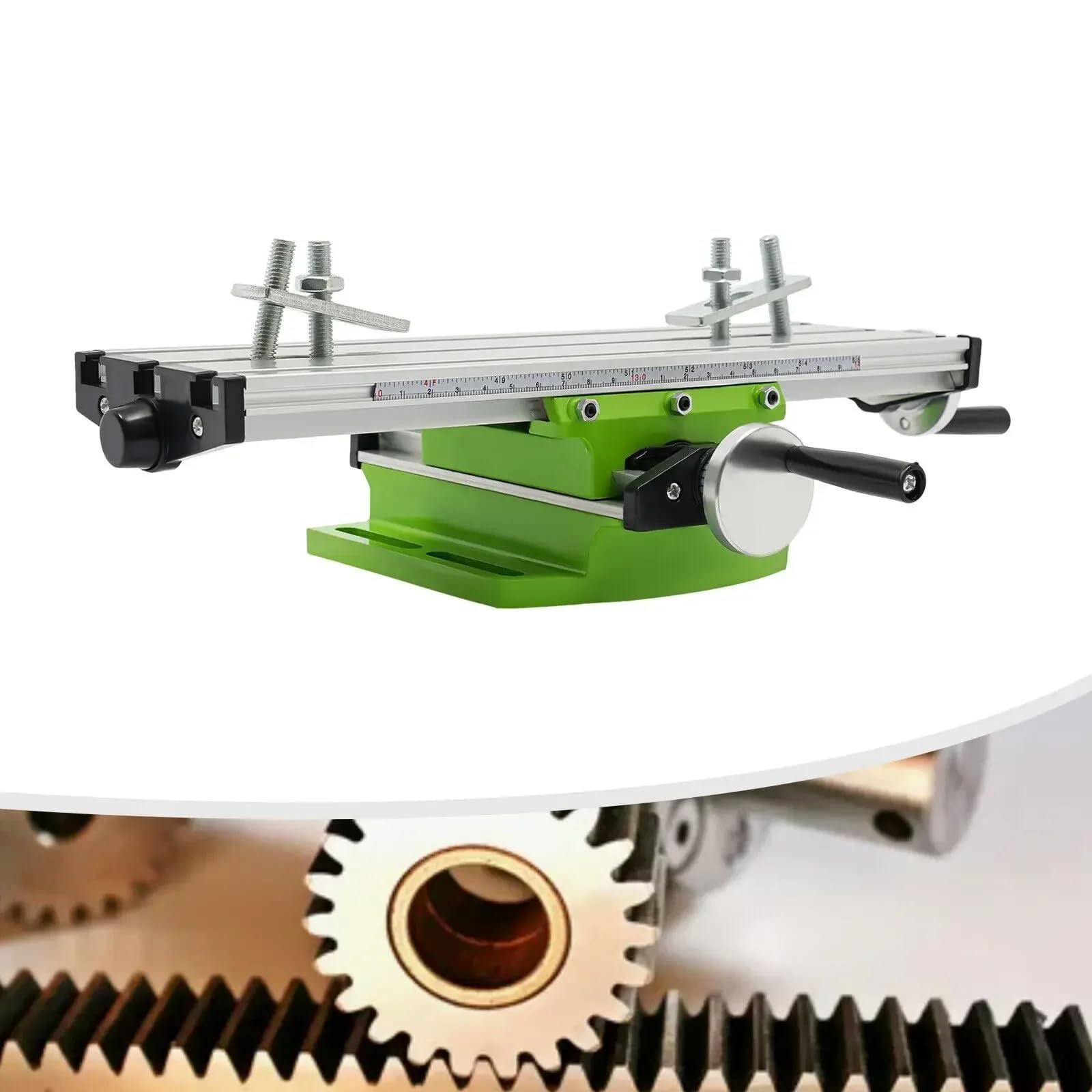 Morsa da banco for trapano a croce a 2 assi, tavolo lavoro multifunzione for fresatura Per trapano da banco