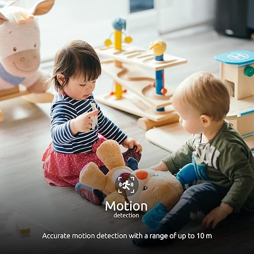 Miniatura 2 de Nexxt - Cámara interior 2K - Seguridad inteligente Wi-Fi para el hogar, monitor inalámbrico para bebé, cámara para perros y niñeras, aplicación