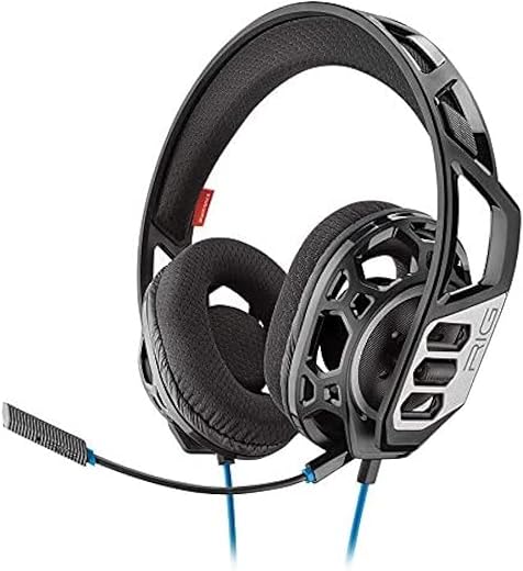 RIG 300HS gaming headset. Wired stereo gaming headset for PS4